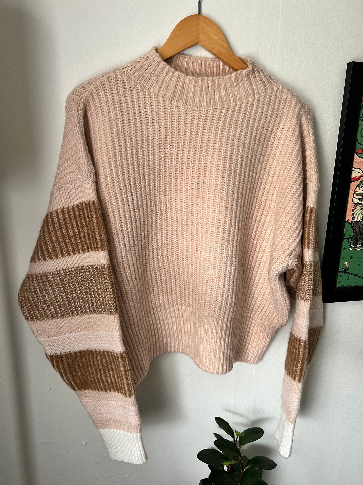 Top Shop Mock Neck Sweater